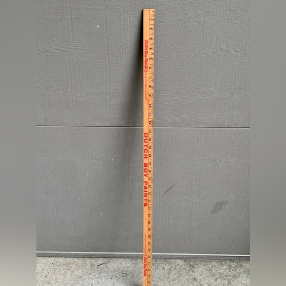 Vtg Grand Rapids Michigan Veenstra Dutch Boy Paints Advertisement Yard Stick - Picture 4 of 15